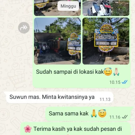 Pengiriman Papan Bunga Duka Tuntungpait Kutoarjo