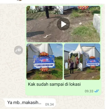 Pengiriman Karangan Bunga Tuntungpait Kutoarjo
