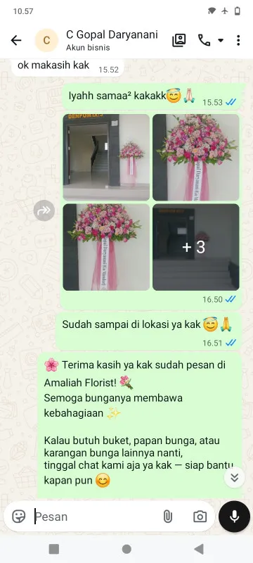 Pengiriman Karangan Bunga Tuntungpait Kutoarjo