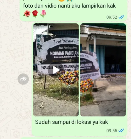 Pengiriman Karangan Bunga Tuntungpait Kutoarjo